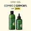 Combo Dầu gội bưởi 310ml & Nước dưỡng tóc tinh dầu bưởi Cocoon 140ml giúp giảm gãy rụng và làm mềm tóc