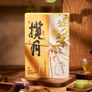 Set 6 bánh trung thu trứng chảy ( có kèm túi xách )