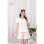 ST9395 Bộ pijama nữ đũi áo cộc quần sooc