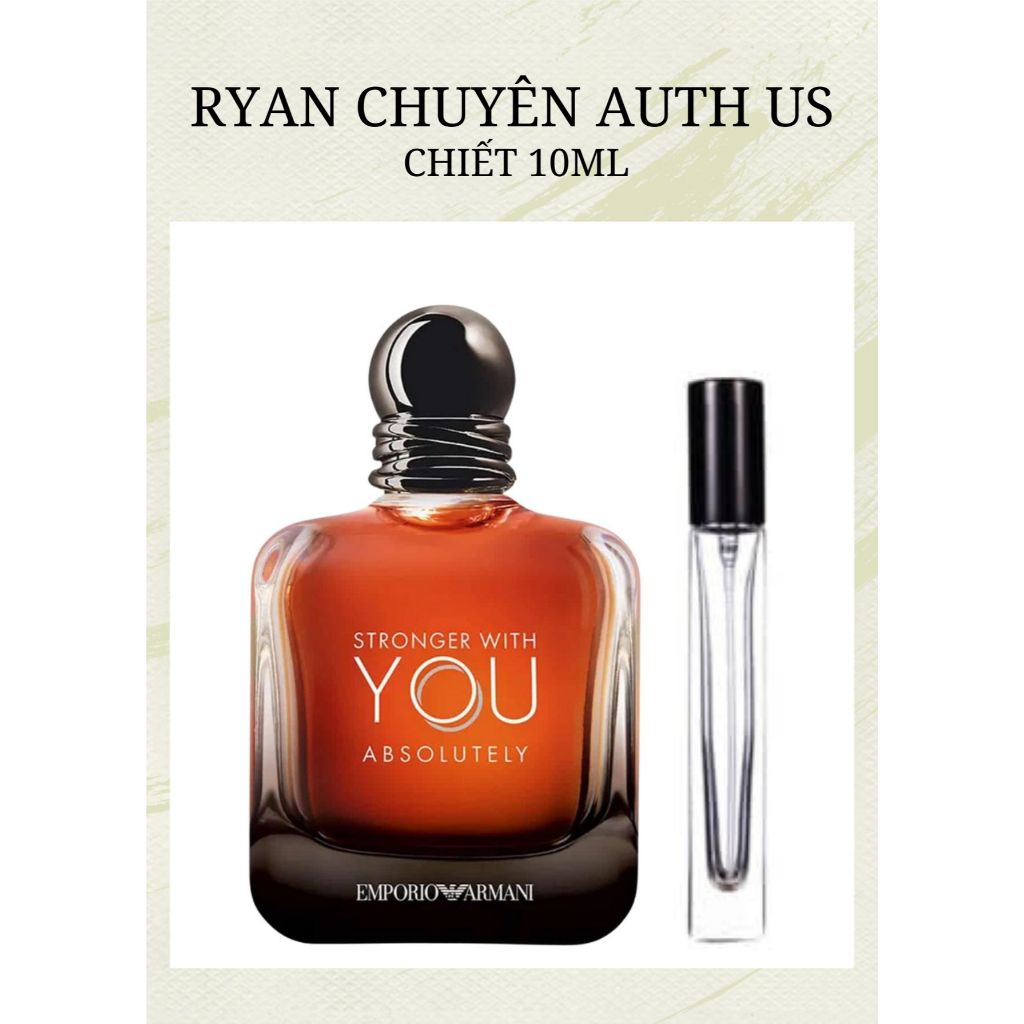 Mẫu thử 5ml/10ml - Nước Hoa Nam Stronger With You Absolutely Parfum | BigBuy360 - bigbuy360.vn