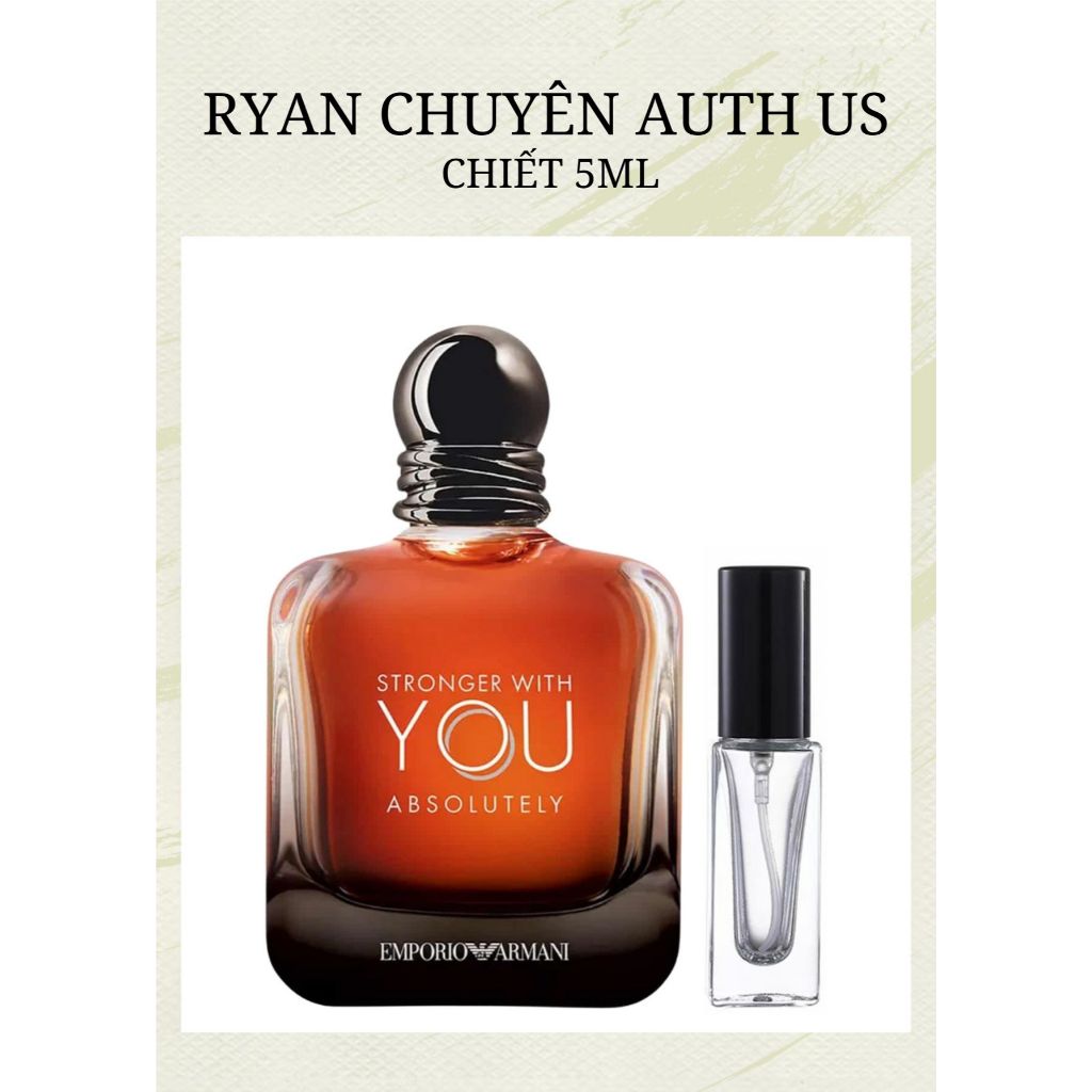Mẫu thử 5ml/10ml - Nước Hoa Nam Stronger With You Absolutely Parfum | BigBuy360 - bigbuy360.vn
