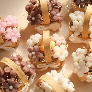Hoa sáp thơm tone màu ngẫu nhiên, Quà tặng sinh nhật, quà tặng tốt nghiệp - Mini Bloom - ONIÕ