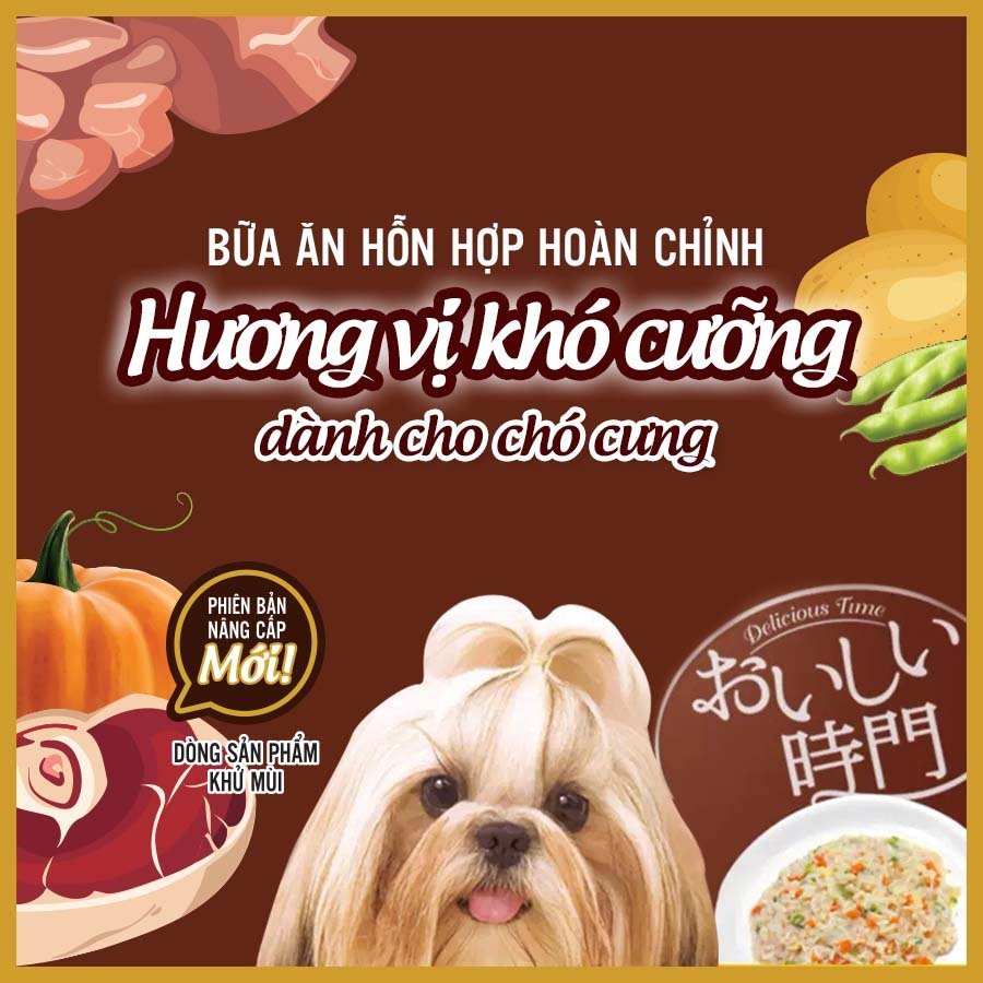 Pate DoggyMan Thịt Gà & Rau Củ 70g - Thức Ăn Ướt Dinh Dưỡng Thơm Ngon Cho Chó