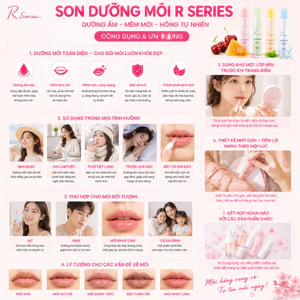 Son Dưỡng Môi Rsarias – Cấp Ẩm Tức Thì, Giảm Khô Nứt, Cho Môi Hồng Tự Nhiên