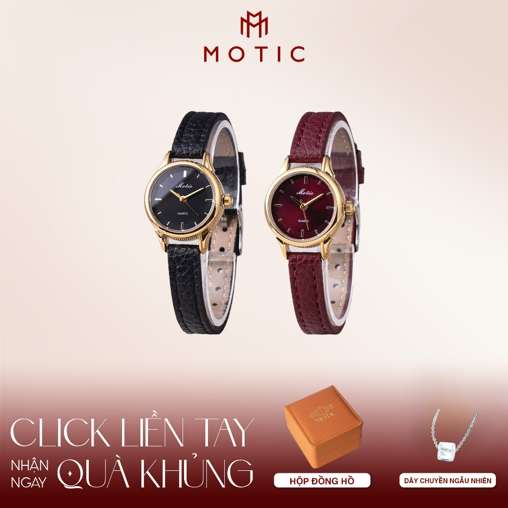 Đồng Hồ Nữ MOTIC 3631L Dây Da – Thiết Kế Thanh Lịch, Thời Trang Dễ Phối Đồ