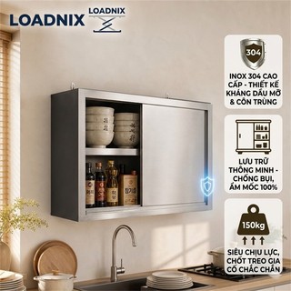 Tủ đựng đồ đa năng treo tường inox Tủ bếp đa năng Chống bụi 360° và bền bỉ Tủ để đồ nhà bếp Có thể chịu tải trọng 300kg