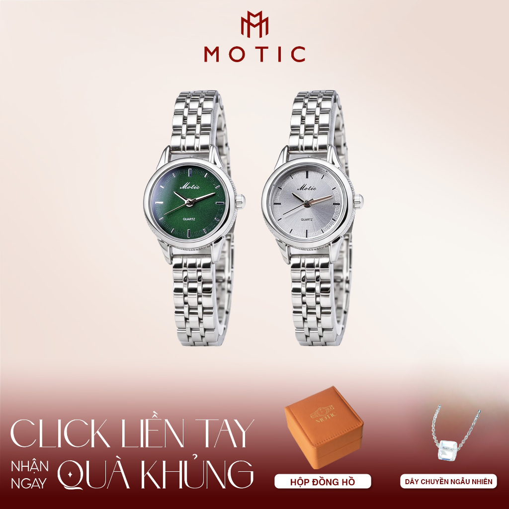 Đồng Hồ Nữ MOTIC 3631L Dây Thép Quí Phái, Sang Trọng, Cuốn Hút