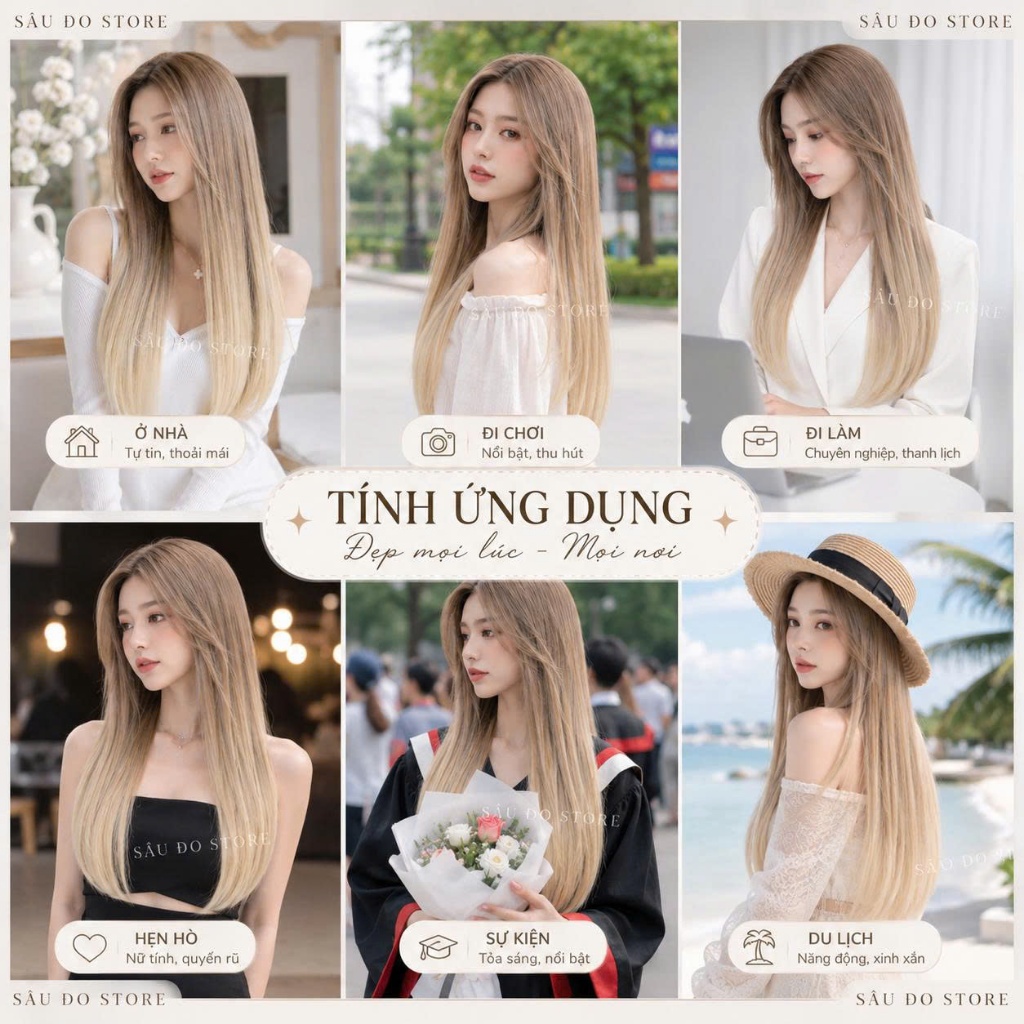 [TOP BÁN CHẠY] TÓC BỘ NHUỘM PHA NÂU TÂY CÓ DA ĐẦU HÀNG HIẾM SIÊU ĐẸP