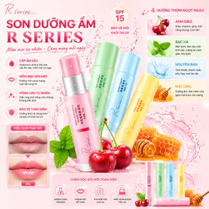 Son Dưỡng R-Series –Son dưỡng môi hoàn toàn tự nhiên, cung cấp độ ẩm, phục hồi môi khô nứt hương trái cây, Mọi Loại Da