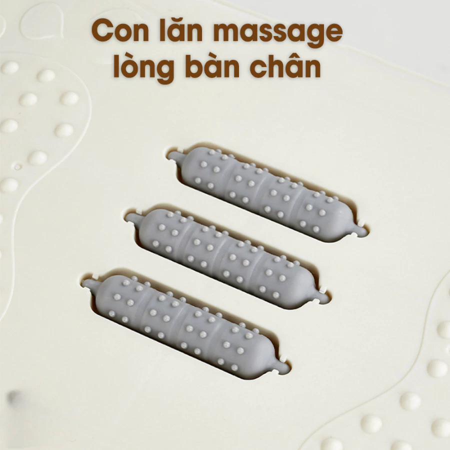 Ghế Gác Chân Massage Thư Giãn HOMIE Ghế Kê Chân Công Thái Học Cho Dân Văn Phòng, Sinh Viên Xả Stress