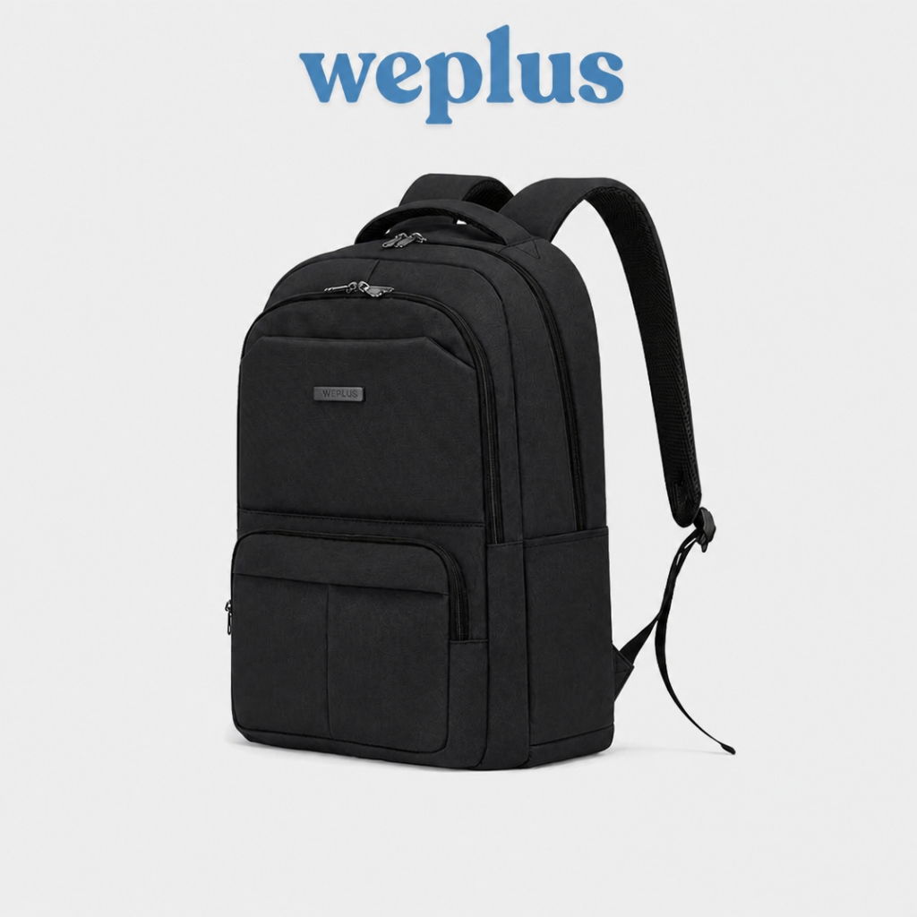 Balo Du Lịch Weplus 17 inch Chống Nước Đựng Laptop Thiết Kế Công Thái Học Ôm Sát Không Đau Lưng WPB2021