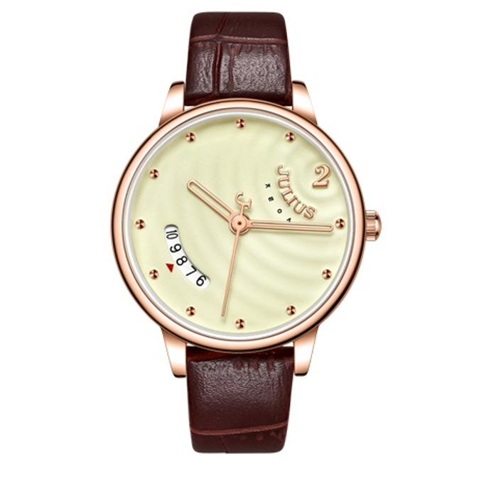 Đồng Hồ Nam JA-1391M Julius Hàn Quốc Dây Da (2 Màu)