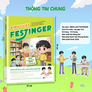 Sách - Định Luật Festinger - Cẩm Nang Giúp Trẻ Kiểm Soát Cảm Xúc