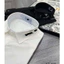 ⚡️[Hight Quality] Áo Sơ Mi Dài Tay Nam Nữ D100 Đen Và Trắng - Điểm Nhấn Chữ Thêu Ở Cổ Cao Cấp Loại 1