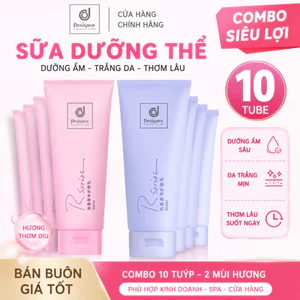 🔥 Combo 10 Tuýp Sữa Dưỡng Thể Rsarias – Dưỡng Ẩm, Da Mềm Mịn, Thơm Lâu Suốt Ngày