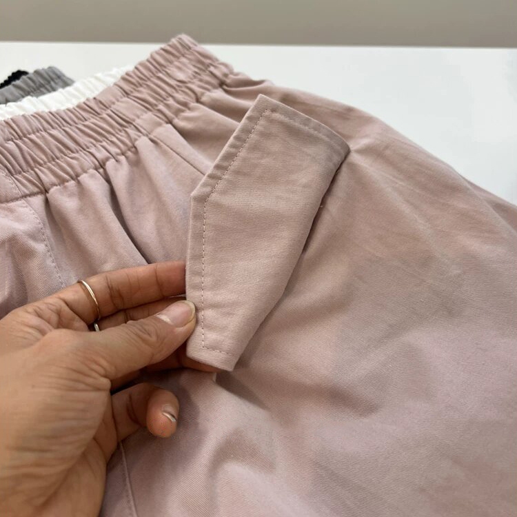 Quần Short Nữ Giả Khóa Mẫu Mới Hot Vải Kaki 2 Da Form Xinh Hack Dáng m016