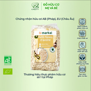 Yến mạch cán mỏng hữu cơ Markal 500g dùng chế biến đồ ăn dặm cho bé