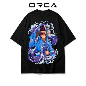 Áo thun Orca in hình Kamado Tanjiro Demon Slayer - Vải Cotton cao cấp - ORCA272
