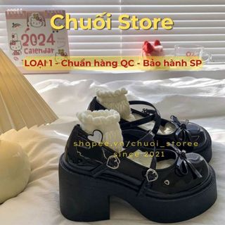 Giày cao gót nữ da PU tổng hợp dệt vải đế cao su dễ thương nhẹ nhàng nữ tính thanh lịch