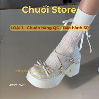 Giày cao gót nữ da PU tổng hợp dệt vải đế cao su dễ thương nhẹ nhàng nữ tính thanh lịch