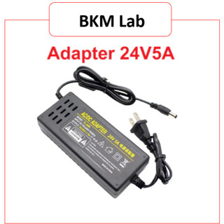 Adapter 24V 5A Jack DC 5.5x2.1mm – Nguồn DC 24V Ổn Định Cho LED, Camera, CNC, Arduino