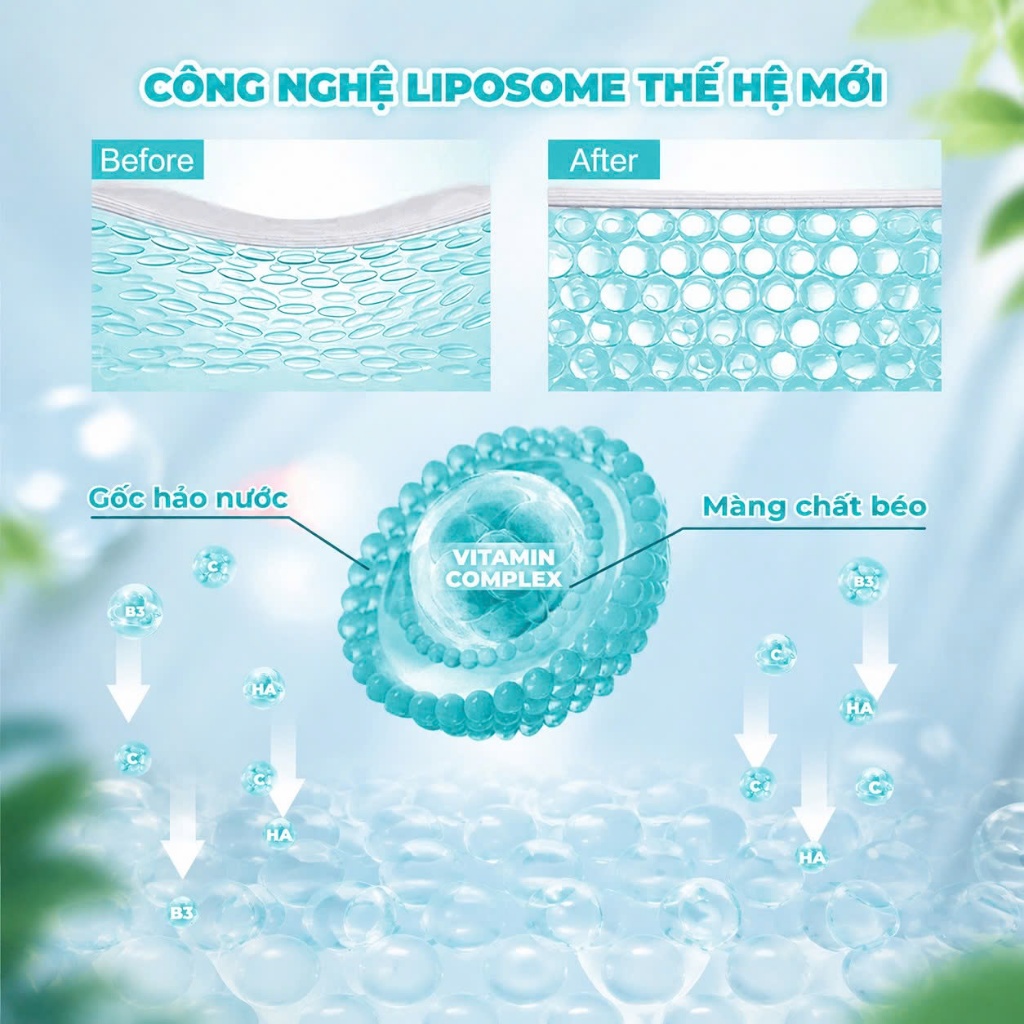 COMBO 20 Mặt Nạ Tinh Chất Rau Má Làm Dịu Da BNBG VITA GENIC CALMING JELLY MASK 30ml x 20