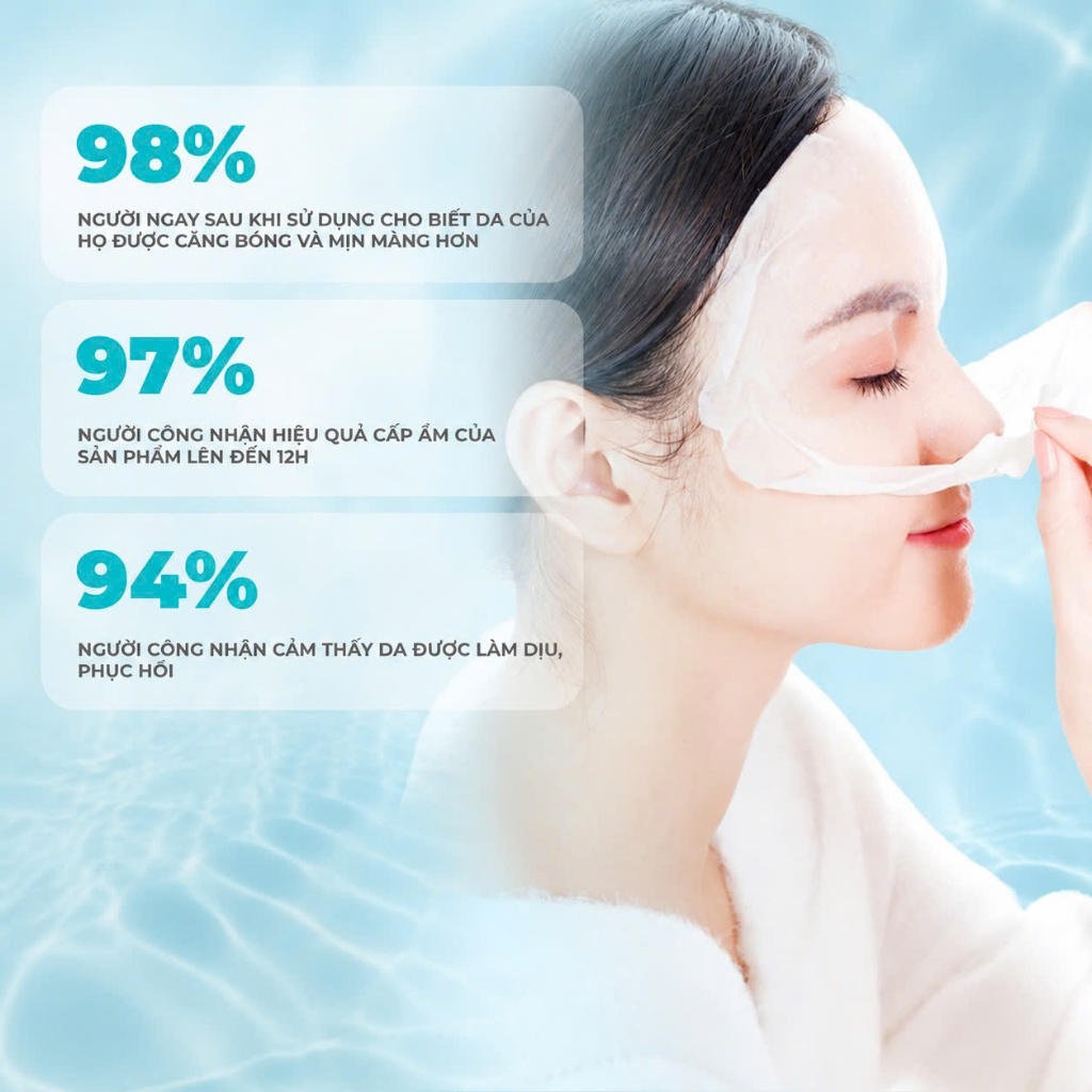 COMBO 20 Mặt Nạ Tinh Chất Rau Má Làm Dịu Da BNBG VITA GENIC CALMING JELLY MASK 30ml x 20