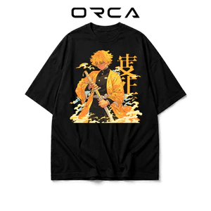 Áo thun Orca in hình Agatsuma Zenitsu Demon Slayer - Vải Cotton cao cấp - ORCA280