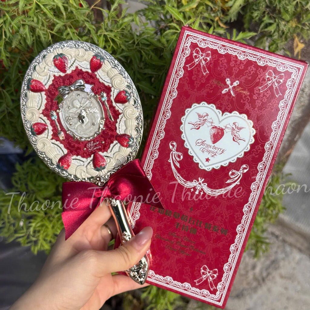 Gương Trang Điểm Flower Knows Các BST Shell- Swan Ballet - Strawberry Cupid - Angel - Fairytales - Butterfly