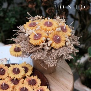 Hoa nến thơm hướng dương, Hương thơm tinh dầu, quà tặng sinh nhật, quà tặng tốt nghiệp - Bloom of love 06 - ONIÕ