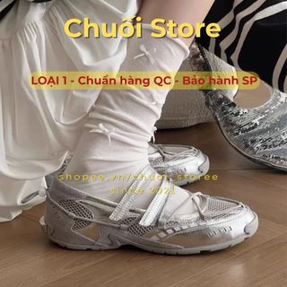 Giày thời trang nữ da PU tổng hợp dệt vải đế cao su năng động thoải mái êm ái nhẹ chân