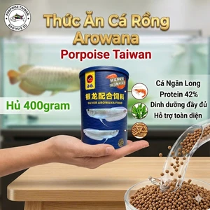 THỨC ĂN CÁ RỒNG NGÂN LONG HỖ TRỢ TOÀN DIỆN PORPOISE AROWANA FOOD 320g