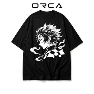 Áo thun Orca in hình Kamado Tanjiro Demon Slayer - Vải Cotton cao cấp - ORCA287