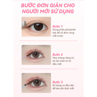 Bút Chì Kẻ Mắt LULU&NANA Đầu Vát Dễ Kẻ Nét Tự Nhiên Chống Thấm Nước Không Lem Lâu Trôi Slim Gel Eyeliner 0,06g