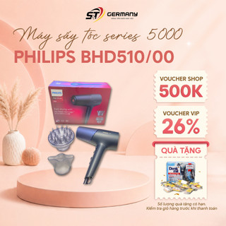 Máy sấy tóc Philips series 5000 BHD510/00 2300W hàng nhập khẩu sấy mềm mượt nhanh khô GermanySnT HCM 210059
