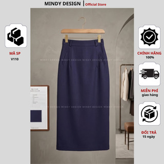 V110 - Chân váy bút chì 2 túi trước - Thiết kế cao cấp Mindy Design