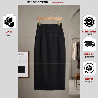 V110 - Chân váy bút chì 2 túi trước - Thiết kế cao cấp Mindy Design