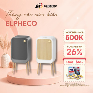 HCM Thùng rác cảm biến ELPHECO mở hai cánh có chân 20L ELPH9716,ELPH9716 cao cấp sang trọng  GermanySNT