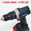 Máy khoan Bossun M21B-ID1390NBL 13mm Lực Siết 90Nm Bắn Vít - Khoan cầm tay 3 chức năng 100% đồng Siêu bền Có Đèn