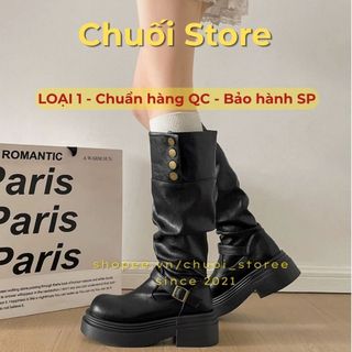 Giày boot nữ da PU tổng hợp dệt vải đế cao su thanh lịch sang trọng thoải mái êm chân