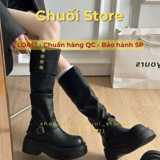 Giày boot nữ da PU tổng hợp dệt vải đế cao su thanh lịch sang trọng thoải mái êm chân
