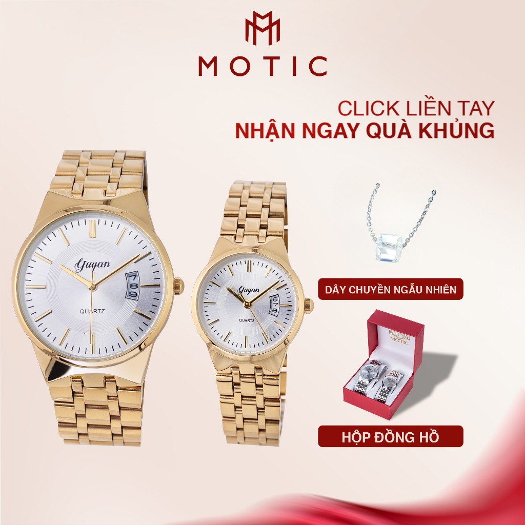 Đồng Hồ Cặp Đôi YUYAN 2008 Thiết Kế Thời Trang Lịch Lãm Sang Trọng | MOTIC
