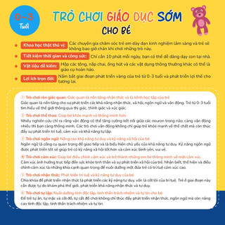 Sách - Trò Chơi Giáo Dục Sớm Cho Bé - Đừng Bỏ Lỡ Giai Đoạn Vàng Phát Triển Tiềm Năng Của Trẻ