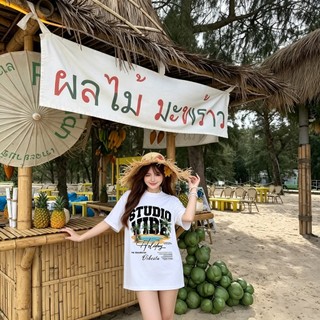 Áo Thun Local Brand “Đi Biển” Form Boxy, Boxy Tee Cotton 250gsm, Áo thun Nam Nữ Unisex Form Boxy Rộng