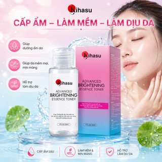Toner Essence Nước Cân Bằng Da Kihasu Rau Má Panthenol Dưỡng Sáng, Cấp Ẩm Làm Dịu Da Nhạy Cảm 30ml