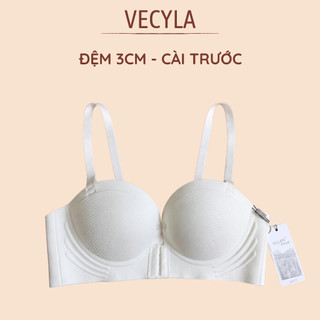 Áo lót su nữ A 201 - Áo ngực nữ chống tụt cài trước ôm nâng, tạo khe, mặc đầm hở vai đệm 2cm Bc_Chic Lingerie