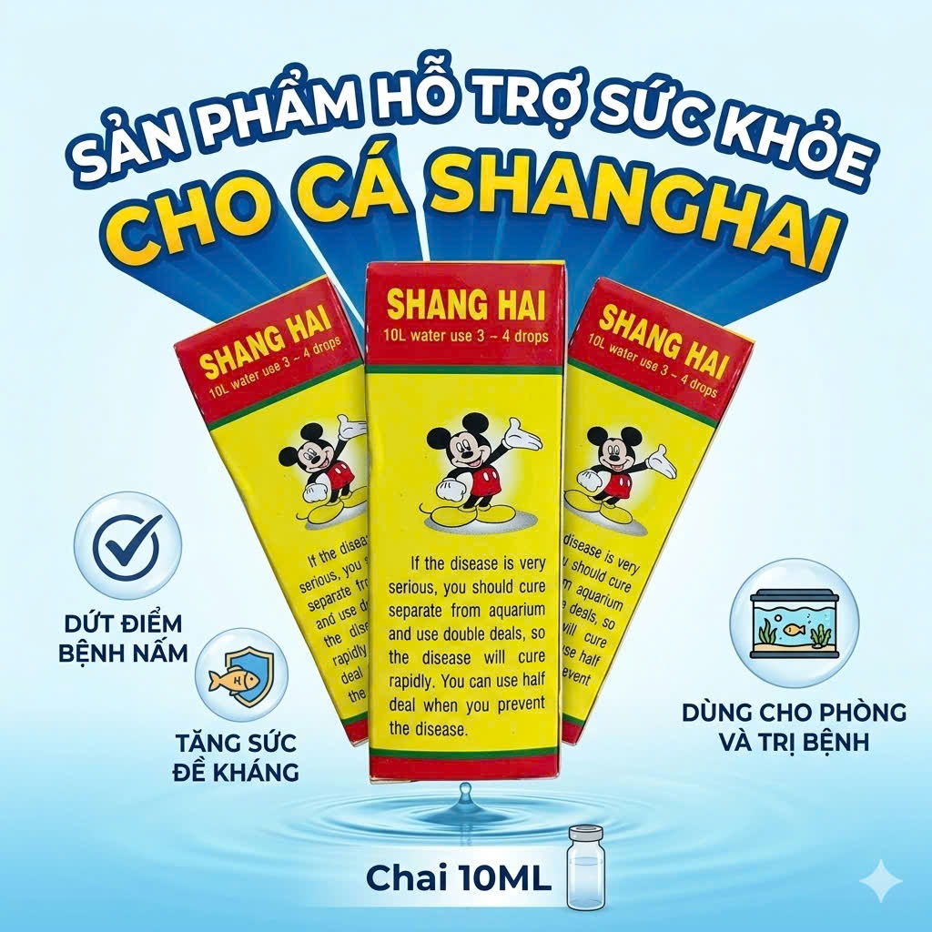 SẢN PHẨM HỖ TRỢ SỨC KHỎE CHO CÁ SHANGHAI