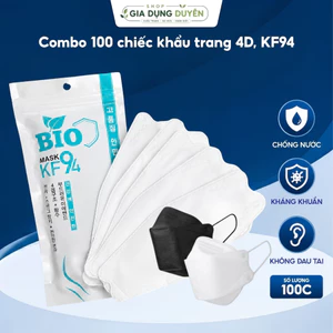 Combo 100 chiếc khẩu trang 4D, KF94 thương hiệu ĐG mask kháng khuẩn chính hãng