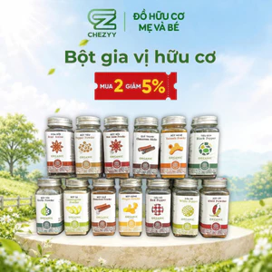 Bột gia vị hữu cơ Vinasamex chế biến đồ ăn dặm cho bé