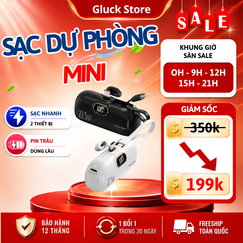 Mua sắm online sản phẩm Pin Dự Phòng giá tốt| Điện Thoại & Phụ